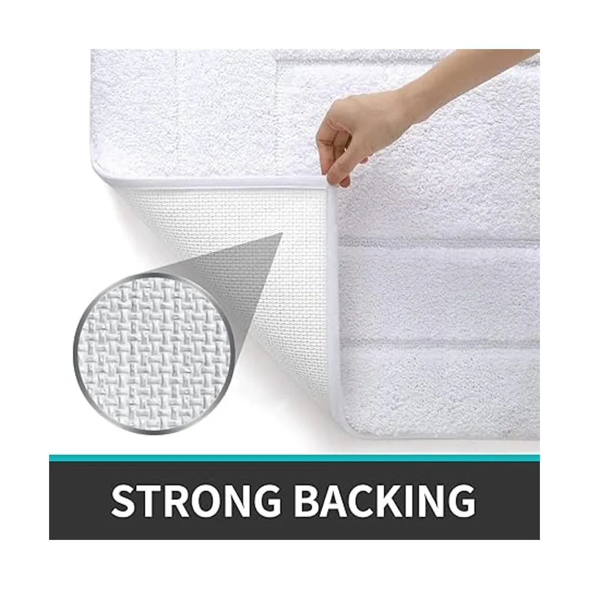 DEXI Alfombra de baño extra suave absorbente alfombra_4