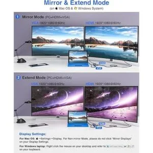 Estación de acoplamiento concentrador USB C TOTU 12 en 1_3