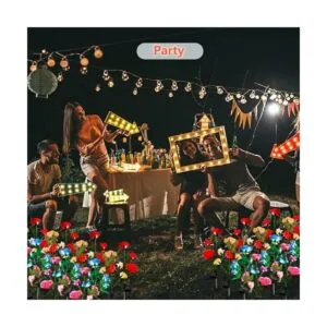 Paquete de 4 luces solares Ostritec para decoración de_6