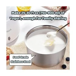 JoyMech Máquina compacta de yogur griego con control de_4