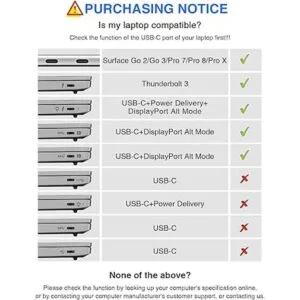 Estación de acoplamiento concentrador USB C TOTU 12 en 1_2