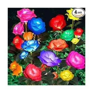 Paquete de 4 luces solares Ostritec para decoración de_1
