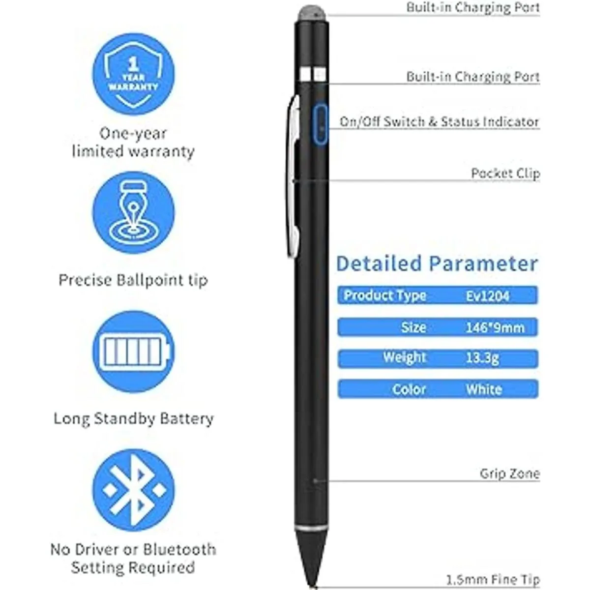 EVACH Lápiz capacitivo para Amazon Fire 10 lápiz digital_5