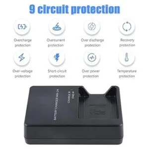 Cargador de batería MH24 compatible con cámaras SLR_4