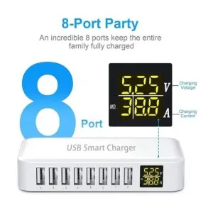 Ziwodiv Estación de carga USB estación de carga USB de 8_2