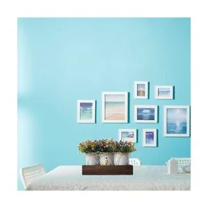 CALAVAK Bandeja decorativa de madera con 3 flores_6