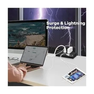 Regleta protectora de sobretensiones de escritorio puerto_4