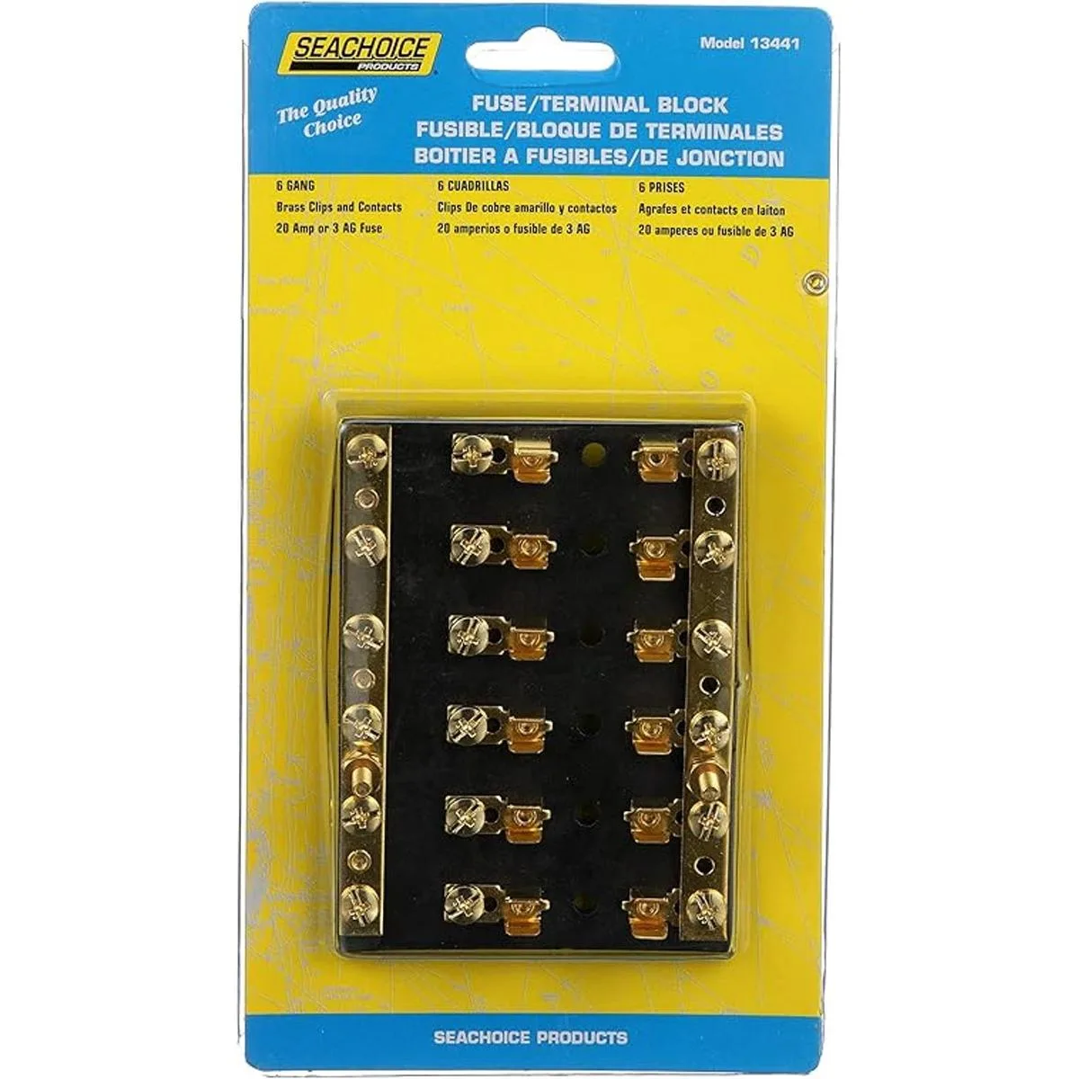 Seachoice Fusible de 6 bandas y bloque de terminales_5