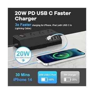 Regleta protectora de sobretensiones de escritorio puerto_2