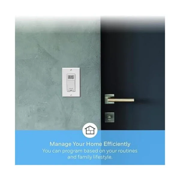 Interruptor de luz programable Honeywell rpls730b1000U._4