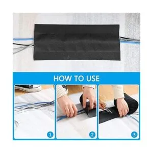 Cubierta de cable negro para alfombra cubierta de cable_3