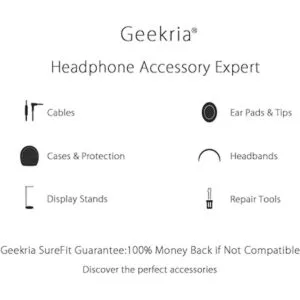 Geekria Funda rígida para auriculares con espacio para_7