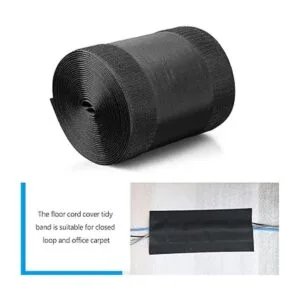 Cubierta de cable negro para alfombra cubierta de cable_4