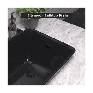 Kit de drenaje y desbordamiento de tina negro mate kit_2
