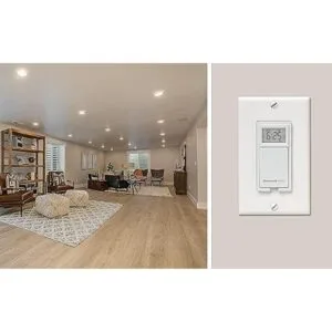 Interruptor de luz programable Honeywell rpls730b1000U._3