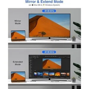 Hub USB C concentrador TOTU 9 en 1 de estación de_2