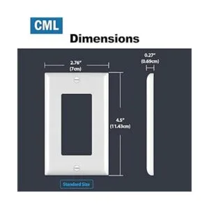 CML Placas de pared decorativas paquete de 50 cubiertas_5