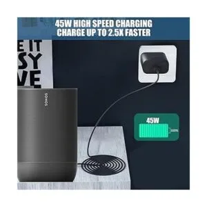 LSSBUUD Cargador de repuesto de 45 W para altavoz_3