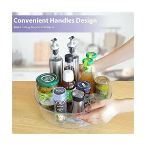 Paquete de 4 organizadores Lazy Susan para gabinete_4