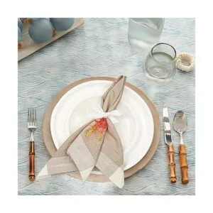 Cotton Clinic Servilletas de tela con doble dobladillo_4