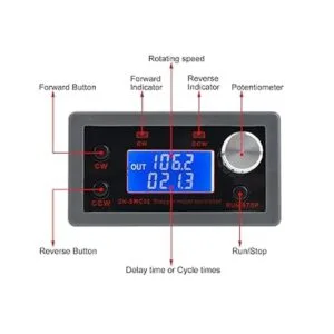 Controlador de controlador de motor paso a paso con placa_2