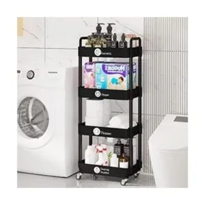 Laiensia Carrito de almacenamiento de 4 niveles_5