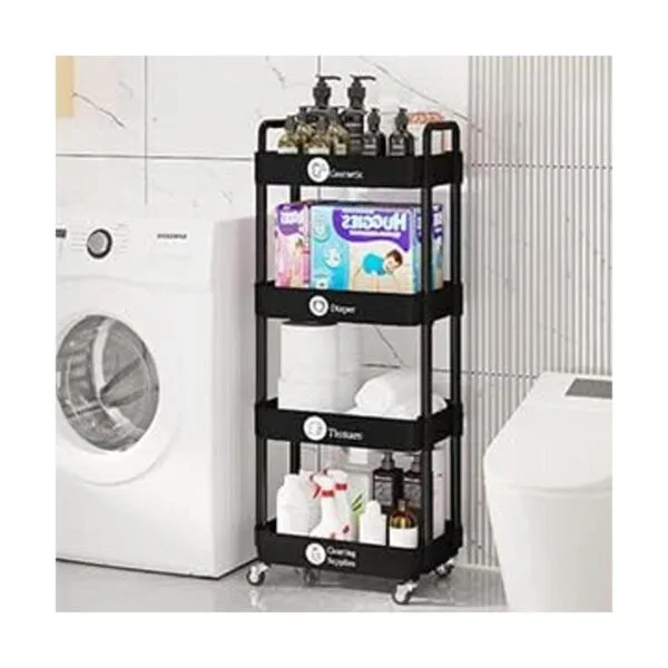 Laiensia Carrito de almacenamiento de 4 niveles_5