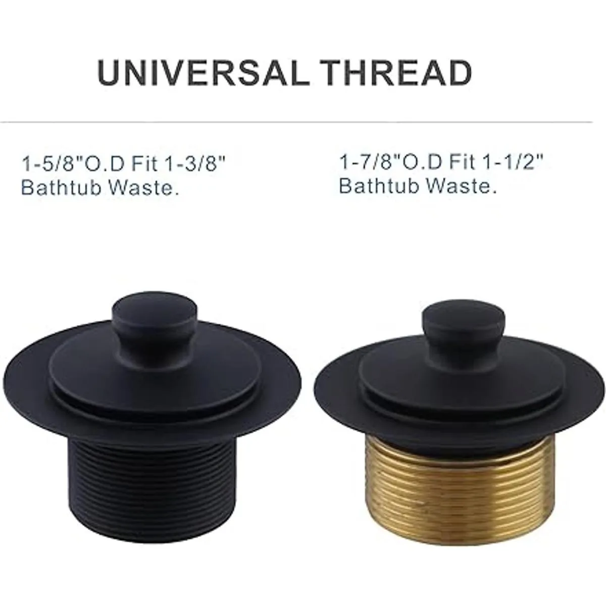 Juego de molduras de bañera de elevación y giro de drenaje_4