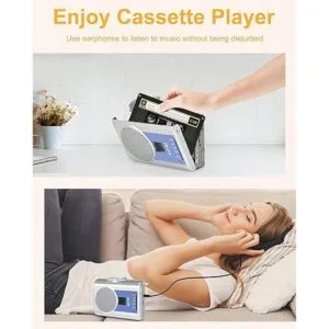 Walkman Grabadora de casete con AM FM reproductor de_2