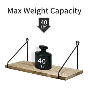 Afuly Estantes flotantes estantes rústicos de pared_5