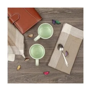 Cotton Clinic Servilletas de tela con doble dobladillo_3