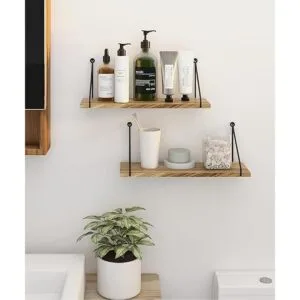 Afuly Estantes flotantes estantes rústicos de pared_4