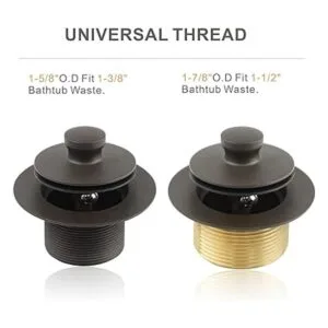 Conjunto de kit de conversión de drenaje de bañera de_3