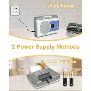 Walkman Grabadora de casete con AM FM reproductor de_6
