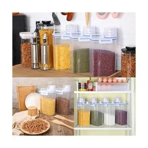 Contenedor de almacenamiento de arroz 4 unidades_6