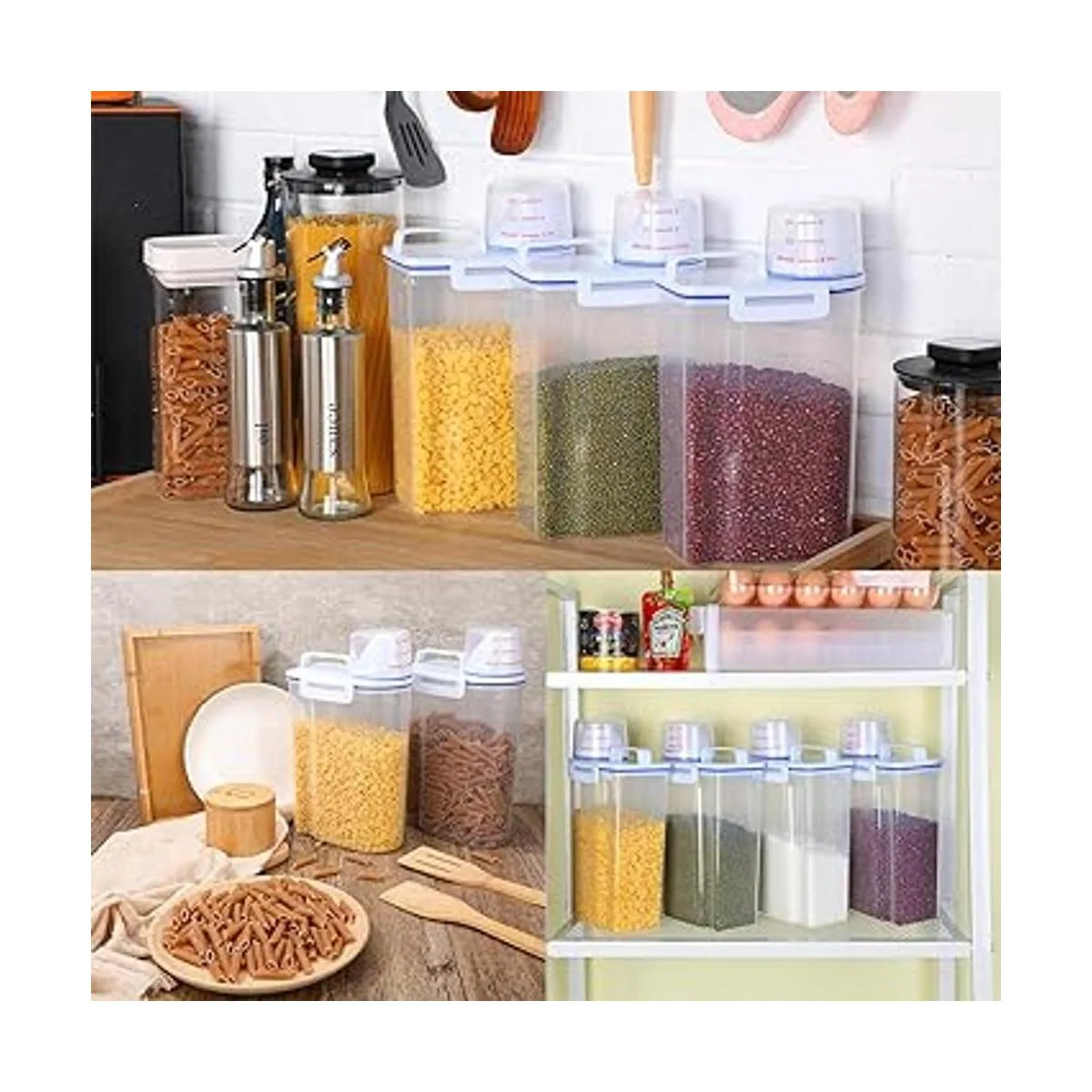 Contenedor de almacenamiento de arroz 4 unidades_6