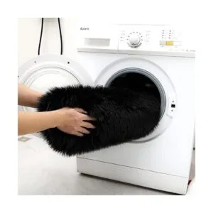 Alfombra súper suave y esponjosa de lujo de piel sintética_5