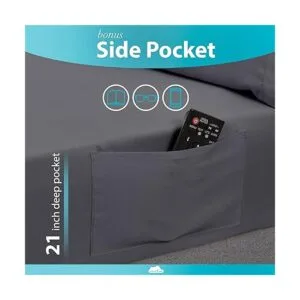 DREAMCARE Juego de sábanas de microfibra extra profundas_3