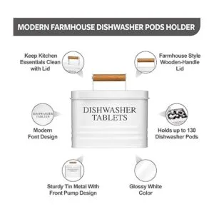 Calindiana Moderno soporte de metal para lavavajillas con_2