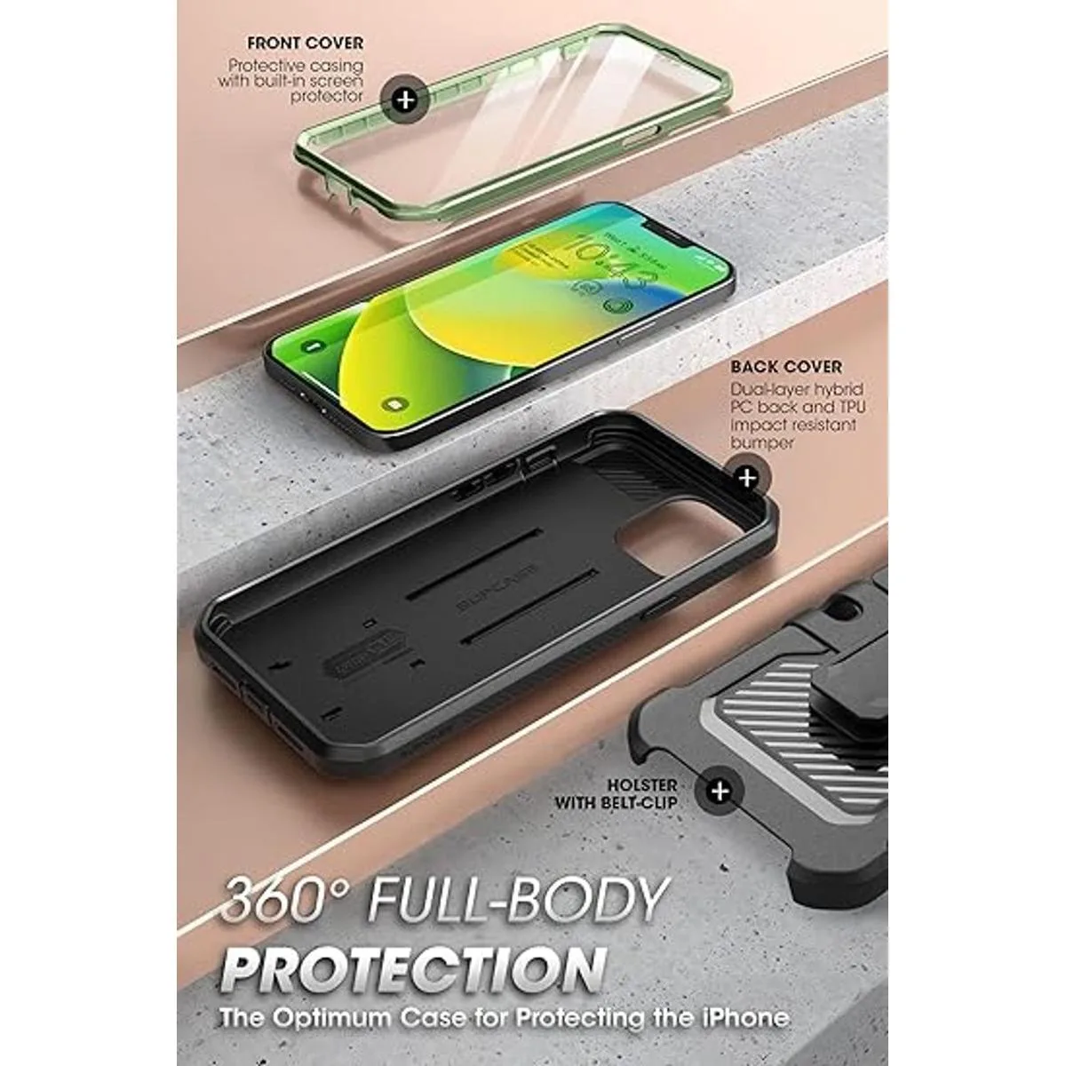 SUPCASE Unicorn Beetle Pro Funda para iPhone 14 iPhone_5
