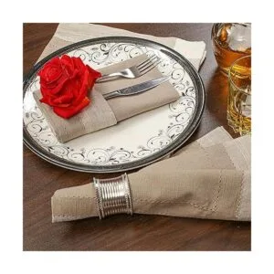 Cotton Clinic Servilletas de tela con doble dobladillo_5