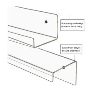 Estantes flotantes de acrílico paquete de 6 estantes_4