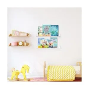 Estantes flotantes de acrílico paquete de 6 estantes_2