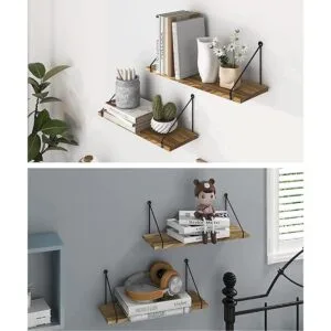 Afuly Estantes flotantes estantes rústicos de pared_3