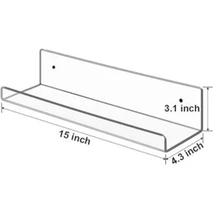 Estantes flotantes de acrílico paquete de 6 estantes_3