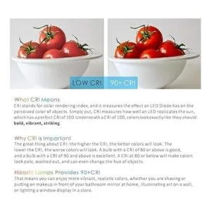 Hizashi Paquete de 12 bombillas de filamento LED CRI de 2_6