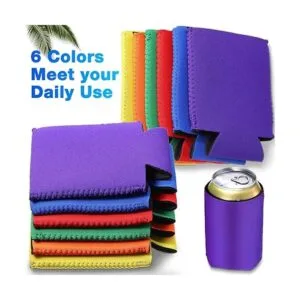 Paquete de 60 fundas para enfriar latas en blanco fundas_2