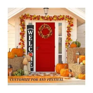 Jetec Letrero de bienvenida para puerta delantera letrero_3