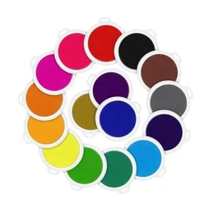 Aodaer Paquete de 16 almohadillas de tinta redondas para_1