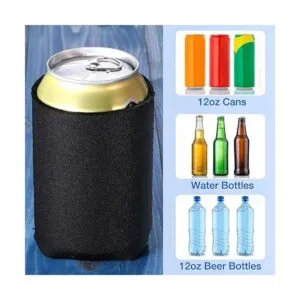 Paquete de 60 fundas para enfriar latas en blanco fundas_4